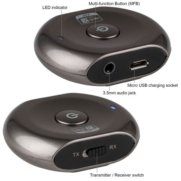 Avantree Saturn Pro Wireless Bluetooth Receiver and Transmitter aptX Low Latency